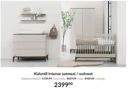 Babypark Kidsmill Intense oatmeal walnoot aanbieding