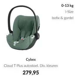 Babypark Cybex Cloud T Plus autostoel aanbieding