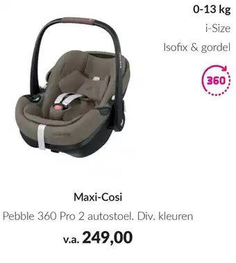 Babypark Maxi Cosi Pebble 360 Pro 2 autostoel aanbieding