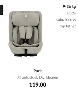 Babypark Puck Jill autostoel aanbieding