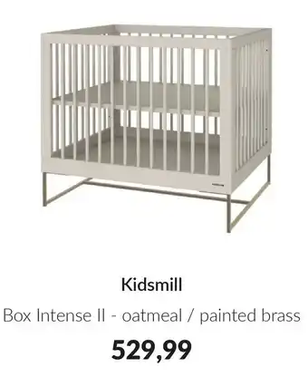 Babypark Kidsmill Box Intense II - oatmeal painted brass aanbieding