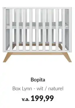 Babypark Bopita Box Lynn wit naturel aanbieding