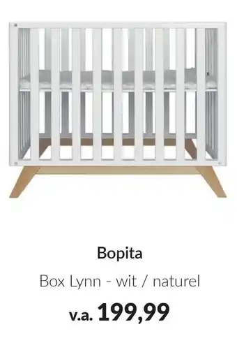 Babypark Bopita Box Lynn wit naturel aanbieding
