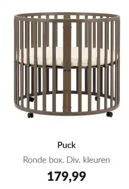 Babypark Puck Ronde box aanbieding