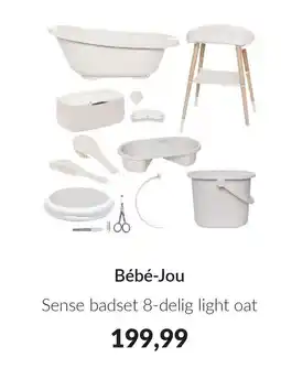 Babypark Bébé-Jou Sense badset 8 delig light oat aanbieding