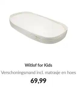 Babypark Witlof for Kids Verschoningsmand incl. matrasje en hoes aanbieding