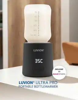 Babypark LUVIO Ultra pro portable bottlewarmer aanbieding