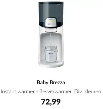 Babypark Baby Brezza Instant warmer flesverwarmer aanbieding