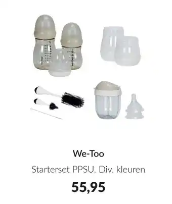 Babypark We Too Starterset PPSU aanbieding