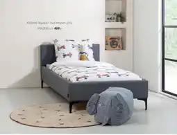 Babypark Kidsmill Square+ bed respiro grey aanbieding