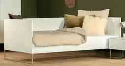 Babypark Kidsmill Intense wit / painted brass Bedbank aanbieding