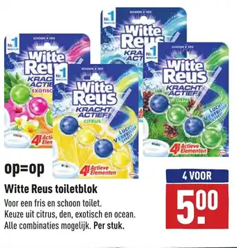 ALDI Witte Reus toiletblok 4st aanbieding