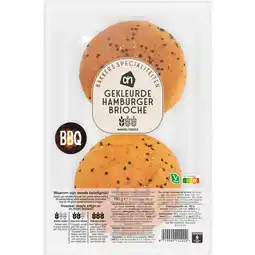 Albert Heijn AH Gekleurde hamburger brioche oranje aanbieding