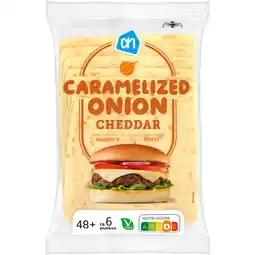 Albert Heijn AH Caramelized onion cheddar 48+ plakken aanbieding