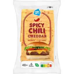 Albert Heijn AH Spicy chili cheddar 48+ plakken aanbieding