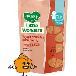 Albert Heijn Olvarit Puzzel crackers tomaat basilicum 15m+ aanbieding