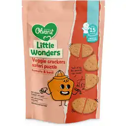 Albert Heijn Olvarit Puzzel crackers tomaat basilicum 15m+ aanbieding