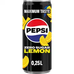Albert Heijn Pepsi Zero sugar lemon aanbieding