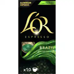 Albert Heijn L'OR Espresso Brazil capsules aanbieding
