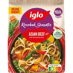 Albert Heijn Iglo Roerbaksensatie Asian beef aanbieding