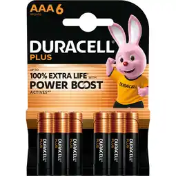 Albert Heijn Duracell Plus AAA-alkaline batterijen MN2400 aanbieding