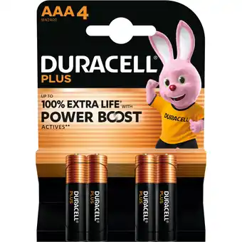 Albert Heijn Duracell Plus AAA-alkaline batterijen MN2400 aanbieding