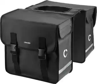 ANWB Craved Dubbele Fietstassen 40 Liter Zwart aanbieding