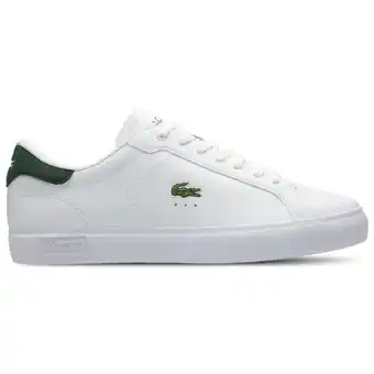 Foot Locker Lacoste Powercourt Heren Schoenen - Wit - Maat: 40.5 - Leer - Foot Locker aanbieding