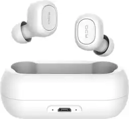 Bol.com QCY T1C Volledig draadloos In-Ear oordopjes (WIT) - Bluetooth 5.0 - Meer dan 20 uur gebrui aanbieding