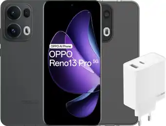 Coolblue OPPO Reno13 Pro 512GB Zwart 5G + Accessoirepakket aanbieding