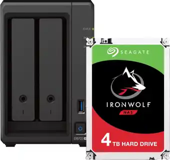 Coolblue Synology DS723+ + Seagate Ironwolf 4TB aanbieding