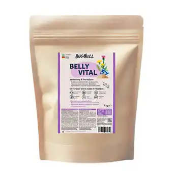 Zooplus 7kg BugBell droogvoer Belly Vital spijsvertering & darmflora voor honden aanbieding