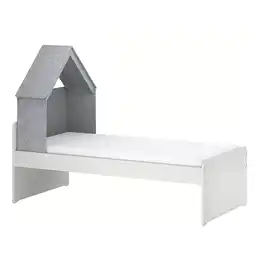 IKEA SlÄkt Bedframe, incl bedaccessoire/grijs, 90x200 cm aanbieding