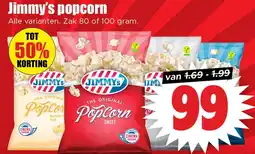 Dirk Jimmy's popcorn aanbieding