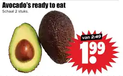 Dirk Avocado's ready to eat aanbieding