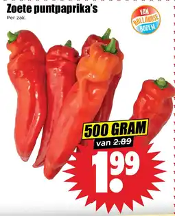 Dirk Zoete puntpaprika's aanbieding
