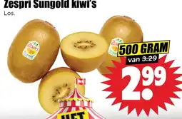 Dirk Zespri Sungold kiwi's aanbieding