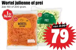 Dirk Wortel julienne of prei aanbieding