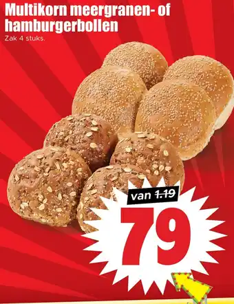 Dirk Multikorn meergranen-of hamburgerbollen aanbieding