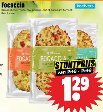 Dirk Focaccia aanbieding