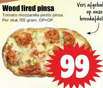 Dirk Wood fired pinsa aanbieding