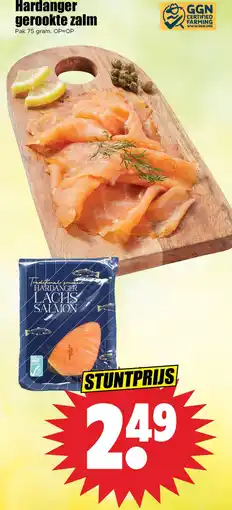 Dirk Hardanger gerookte zalm aanbieding