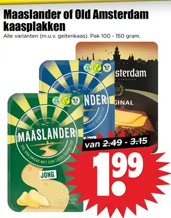 Dirk Maaslander of Old Amsterdam kaasplakken aanbieding