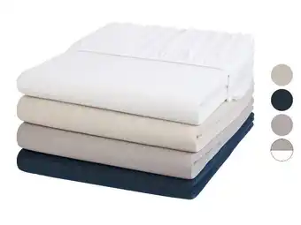 Lidl LIVARNO home 2 jersey hoeslakens 100 x 200 cm aanbieding