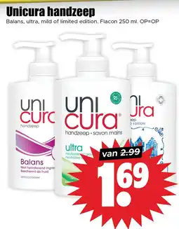 Dirk Unicura handzeep aanbieding