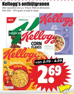 Dirk Kellogg's ontbijtgranen aanbieding