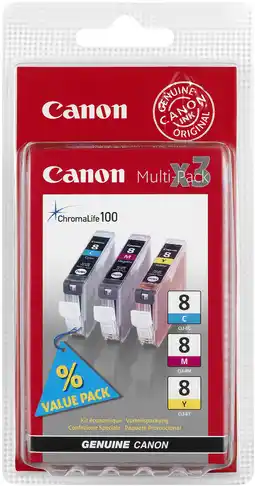 MediaMarkt Canon Cli-8 Cmy Multipack aanbieding