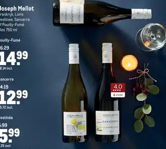 Makro Joseph Mellot Frankrijk, Loire Destinea, Sancerre of Pouilly-Fumé aanbieding