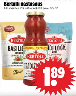 Dirk Bertolli pastasaus aanbieding