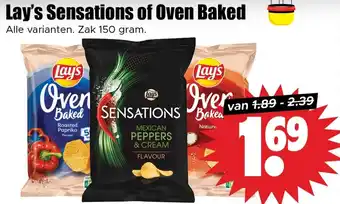 Dirk Lay's Sensations of Oven Baked aanbieding